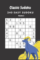 Classic Sudoku: 240 Easy sudoku Volume 2 B086PSMSWB Book Cover