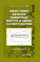 Surface Tension and Related Thermodynamic Quantities of Aqueous Electrolyte Solutions 0367379473 Book Cover