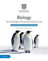 Cambridge International AS & A Level Biology Exam Preparation and Practice with Digital Access (2 Years) 1009388606 Book Cover