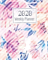 Weekly Planner for 2020- 52 Weeks Planner Schedule Organizer- 8x10 120 pages Book 1: Large Floral Cover Planner for Weekly Scheduling Organizing Goal Setting- January 2020/December 2020 1677095113 Book Cover
