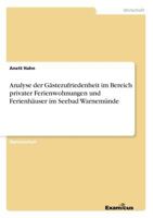 Analyse Der Gastezufriedenheit Im Bereich Privater Ferienwohnungen Und Ferienhauser Im Seebad Warnemunde 3867464944 Book Cover