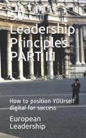 50 Leadership Principles PART III: How to position YOUrself digital for success 1082243035 Book Cover