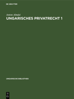 Ungarisches Privatrecht 1 3111048861 Book Cover