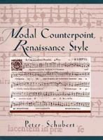 Modal Counterpoint, Renaissance Style 019533194X Book Cover