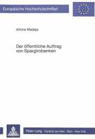 Der Oeffentliche Auftrag Von Spargirobanken 3820479759 Book Cover