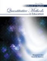 Handbook on Applied Quantitative Methods in Education 0757591566 Book Cover