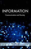 Information: Communication and Society 8170006937 Book Cover