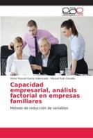 Capacidad empresarial, análisis factorial en empresas familiares 6202143207 Book Cover