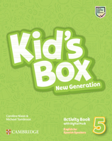 Kid's Box New Generation Level 5 Activity Book with Home Booklet and Digital Pack English for Spanish Speakers 8413225213 Book Cover