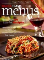 Quick & Easy Menus: More Than 130 Low-Fat Recipes 0848723546 Book Cover