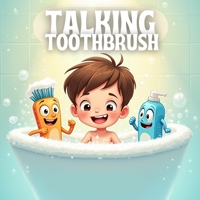 Talking Toothbrush: A Fun and Educational Picture Book for Ages 1-5 B0F7Z1DVSR Book Cover