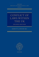 Conflict of Laws within the UK (Oxford Private International Law Series) 0192870521 Book Cover