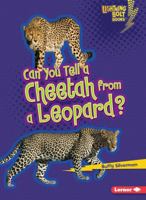Can You Tell a Cheetah from a Leopard? 0761367357 Book Cover