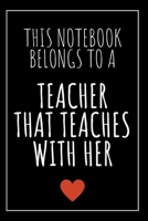 Note For Teacher - For Her: Ideal Gift For Teacher, Positive Message - Original Notebook, Blank Lined Pages - To Show Your Appreciation And To Give thanks To Your Favorite Teacher 1703950062 Book Cover