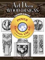 Art Deco Wood Designs CD-ROM and Book 0486997839 Book Cover