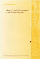 Gesetz' Und 'Naturgesetz' in Der Fruhen Neuzeit 3515085203 Book Cover