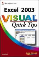 Excel 2003 Visual Quick Tips 0470009268 Book Cover