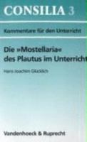 Die Mostellaria Des Plautus Im Unterricht 3525256582 Book Cover
