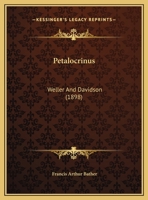 Petalocrinus: Weller And Davidson 1169655572 Book Cover