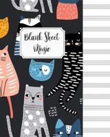 Blank Sheet Music Composition Manuscript Staff Paper Art Music Christmas Notebook Birthday Gift: Sheet Music Notebook / Journal Gift, 100 Pages, 8x10, Soft Cover, Matte Finish 1673558143 Book Cover