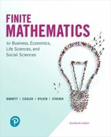 Finite Mathematics: For Business, Economics, Life Sciences, and Social Sciences 0023061316 Book Cover