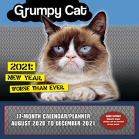 2021 Grumpy Cat® 17-Month Wall Calendar/Planner 1531911544 Book Cover