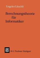 Berechnungstheorie Fur Informatiker 3519022583 Book Cover