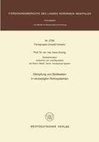 Dampfung Von Stosswellen in Verzweigten Rohrsystemen 353102793X Book Cover