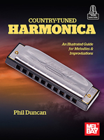 Country-Tuned Harmonica an Illustrated Guide for Melodies & Improvisations 1513470205 Book Cover