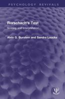 Rorschach's Test: Scoring and Interpretation (Psychology Revivals) 1041386818 Book Cover