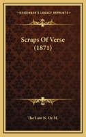 Scraps Of Verse 1437054285 Book Cover