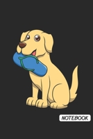 Notebook: 6x9 Zoll ca. DIN A5 Labrador Hund Notizheft liniert 120 Seiten liniertes Labrador Hund Notizbuch f�r Notizen in Schule, Universit�t, Arbeit oder zuhause. Eine tolles Geschenk f�r Ihre Liebst 1678549673 Book Cover