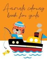 Animals coloring book for girls: Coloring Pages Christmas Book, Creative Art Activities for Children, kids and Adults 1678425214 Book Cover