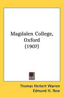 Magdalen College, Oxford 1017552584 Book Cover