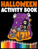 Halloween Activity Book: Halloween Word Search, Step-by-Step Drawing Guide to Draw Monsters, Cute Monsters Coloring pages, Halloween Mazes and More B08L6HDWRT Book Cover