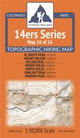Colorado 14ers Maps Series 16 of 16 - El Diente, Wilson, Wilson | Eolus, North Eolus, Sunlight, Windom 1946906158 Book Cover