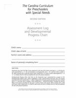 The Carolina Curriculum for Preschoolers with Special Needs (CCPSN) Assessment Log and Developmental Progress Chart 1557667403 Book Cover