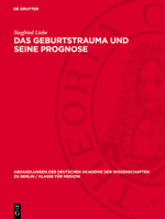 Das Geburtstrauma Und Seine Prognose 3112734009 Book Cover