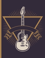 Musical Instrument : Guitar: 8.5 x 11 College Ruled Notebook 1658129342 Book Cover