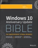 Windows 10 Anniversary Update Bible 1119356334 Book Cover