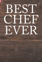 Best Chef Ever: Funny Cooking Recipe Book To Write In 1654078018 Book Cover