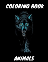 Animal Coloring Book: A Coloring Book of Forest Animals (8.5′x 11′) 50 High-quality Illustration 165210318X Book Cover