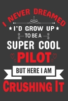 I Never Dreamed to be a Super Cool Pilot: Pilot journal, Pilot Journal Notebook, Pilot Diary, Pilot Life Style, Commercial Pilot, Boeing Pilot, Aviation life, Gift for pilot under 7$, Retired Pilot Gi 1692760009 Book Cover