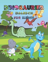 Dinosaurier Malbuch für Kinder: Das Dino-Malbuch für Kinder ab 4 Jahren B08PG65J48 Book Cover