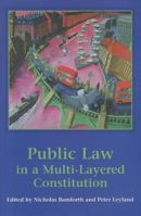 Public Law in a Multi-Layered Constitution 1841132837 Book Cover