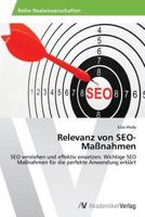 Relevanz von SEO-Maßnahmen 3639642503 Book Cover