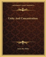 Unity And Concentration 1425339476 Book Cover