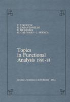 Topics in Functional Analysis 1980-81 8876422463 Book Cover