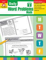 Daily Word Problems, Grade 3 1557998159 Book Cover