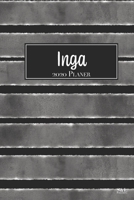 Inga 2020 Planer: A5 Minimalistischer Kalender Terminplaner Jahreskalender Terminkalender Taschenkalender mit Wochenübersicht (German Edition) 1698641257 Book Cover